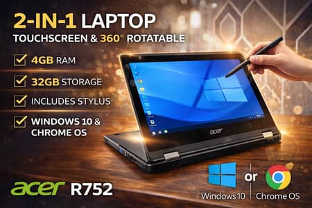 Acer R752 4gb 32gb