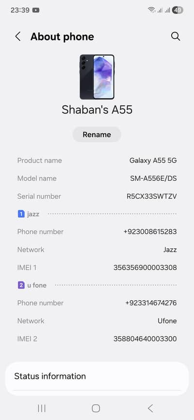 samsung galaxy A 55 5g