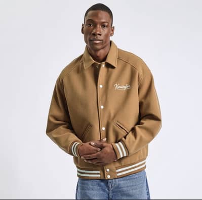 VARSITY JACKET BROWN