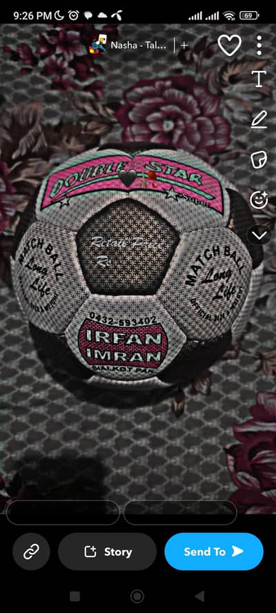 Double Star  Football (Size 5) in Excellent condition