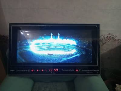 kanca wall scenery of kabba with time display