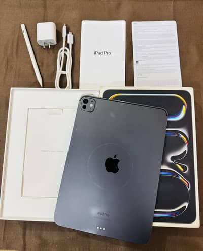 iPad Pro M4 256gb  Complete Box With Pencil