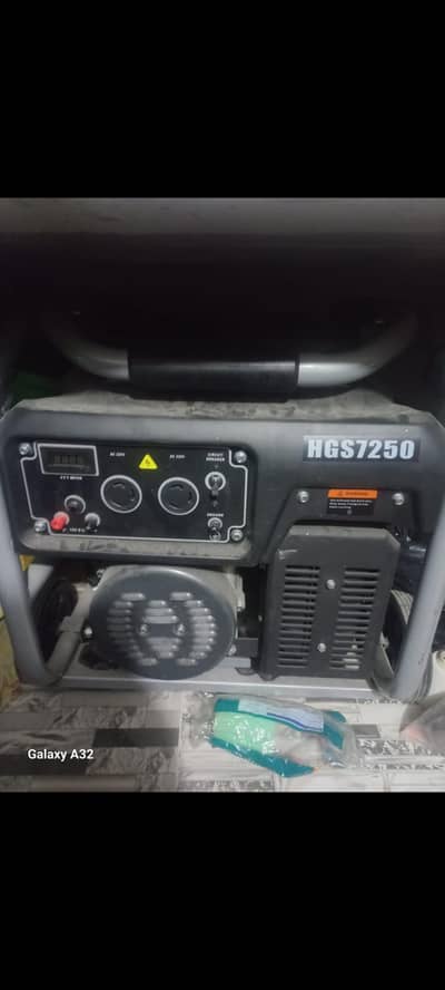 “HGS7250 6.5 kW Generator – Like New, Only 1-Time Use