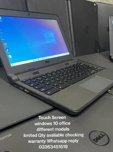 TOUCH SCREEN Windows10 office Chomrebooks different models available