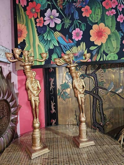 candle stands candleabras decor italian imported statues decor antique