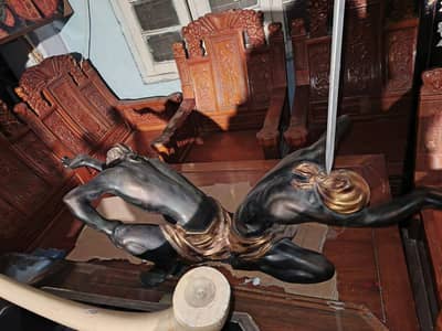 italian imported statues decor antique candle stand decor