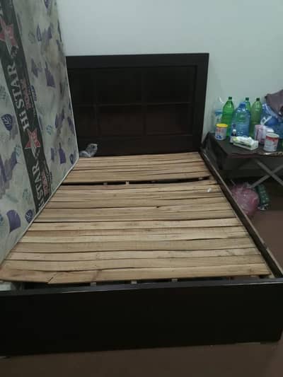 Bed with Matres and Almira