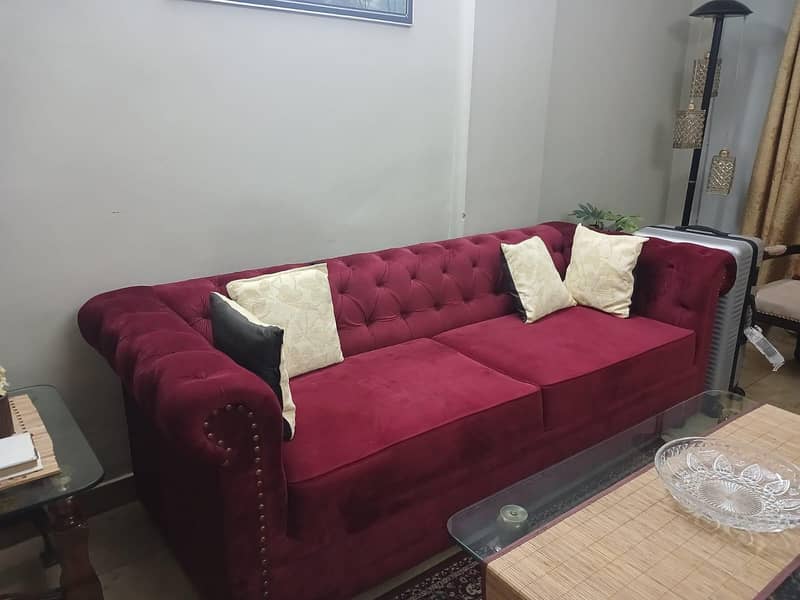 sofa set with table 0