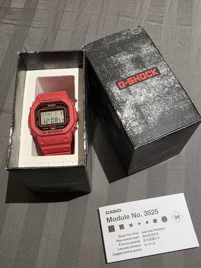 Casio Gshock 3525 Red