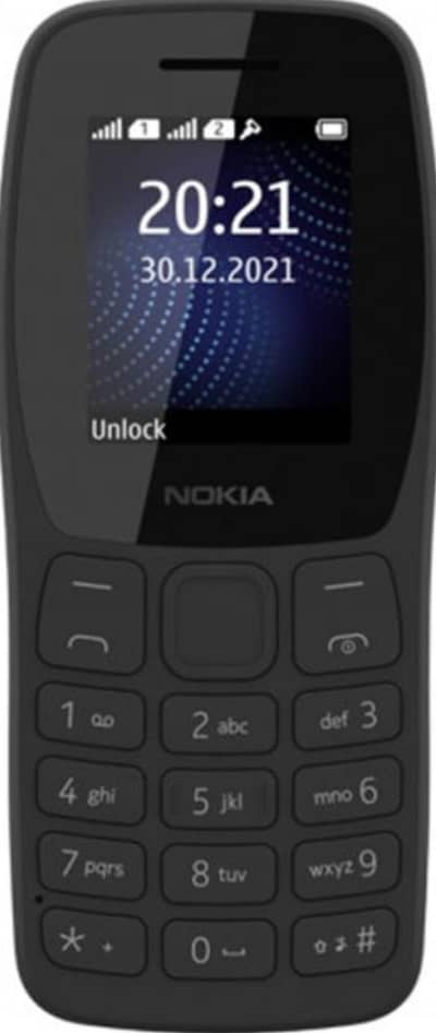 2 Used Mobiles Nokia 105 And 2720 Flip