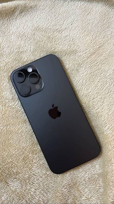 IPHONE 16 PRO MAX JV (256) BLACK 10/10 stretch less 99% BH