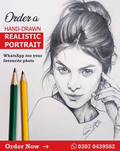 Handmade Sketch and portrait