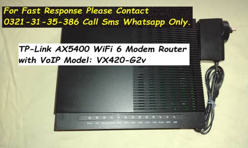 tplink wifi 6 modem router ax5400mbps