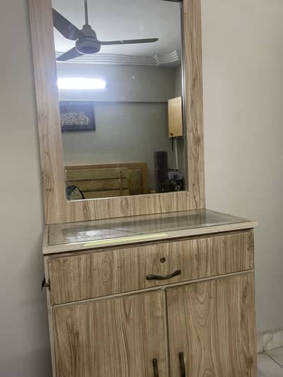 Wooden Dresser with Mirror for Sale