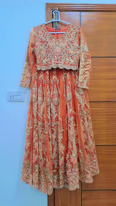 Royale Rust Luxe Bridal lehnga