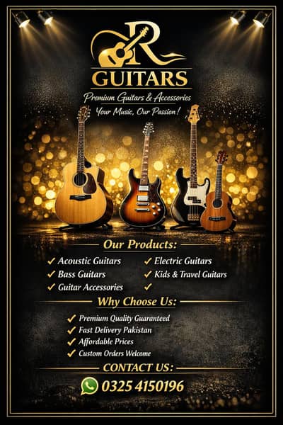 New Guitars for Sale – Premium Collection | R. Guitars