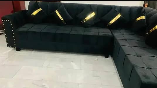 sofa set L shaped corner sofa 6 seater