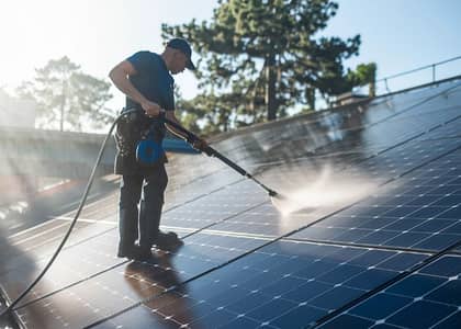 Solar Panels Washing and Maintenance Services