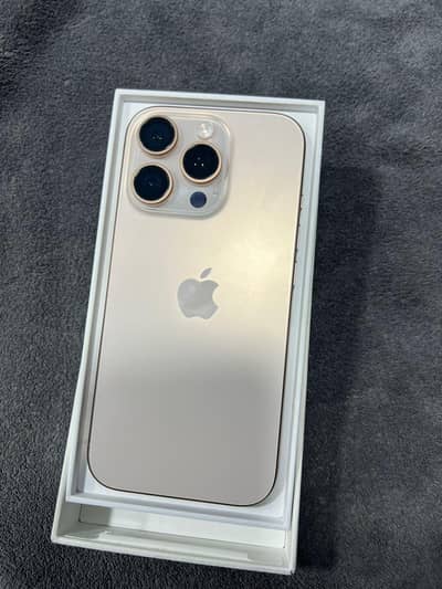 iphone 16 pro non pta desert titanium 100% battery health 10/10