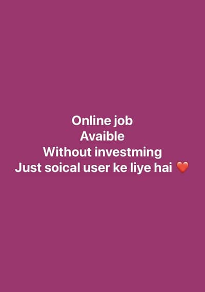 Moblie acceseries job avaible hai online