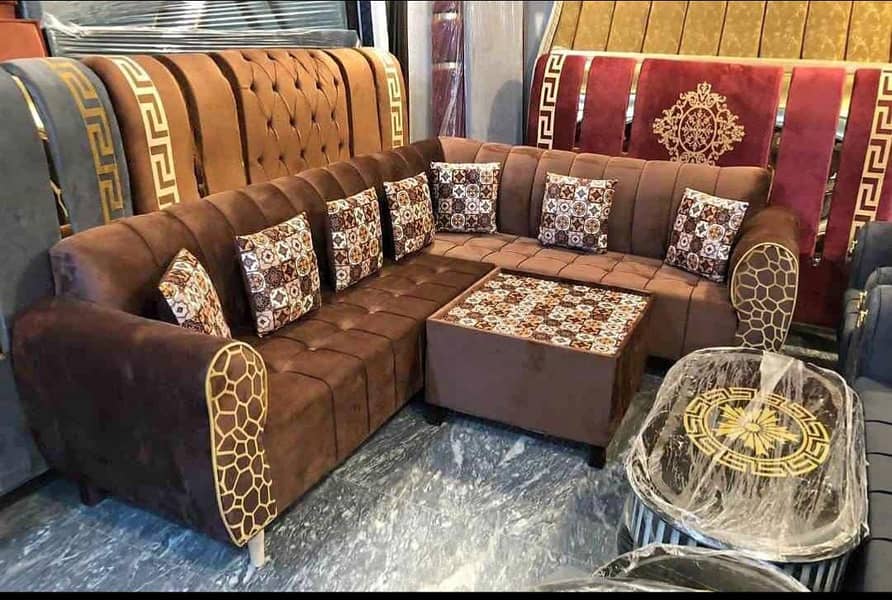 L Shaped sofa set 5
