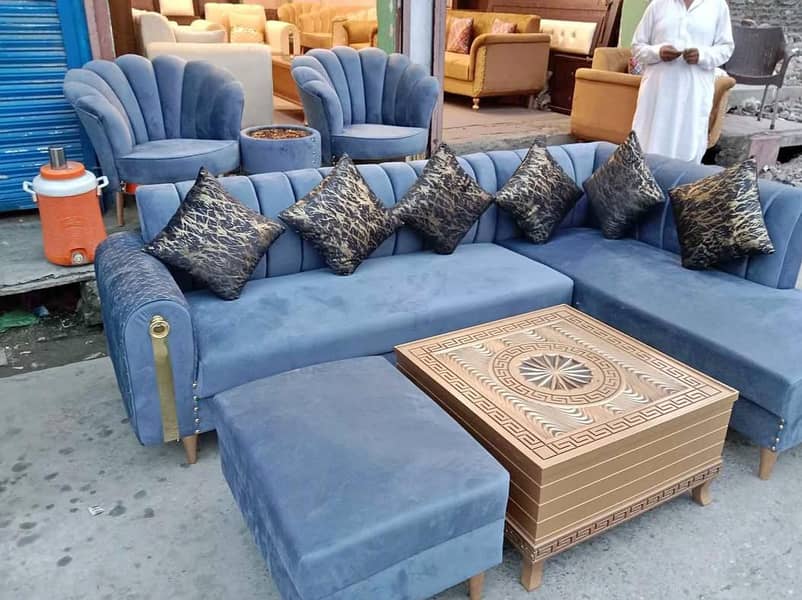 L Shaped sofa set 8
