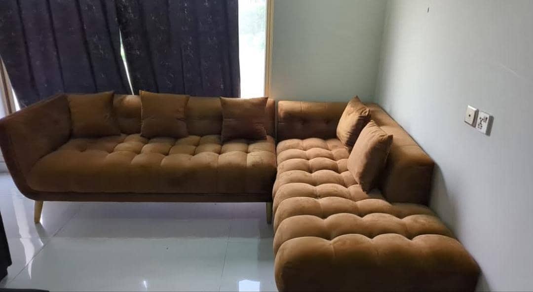 L Shape sofa set 6