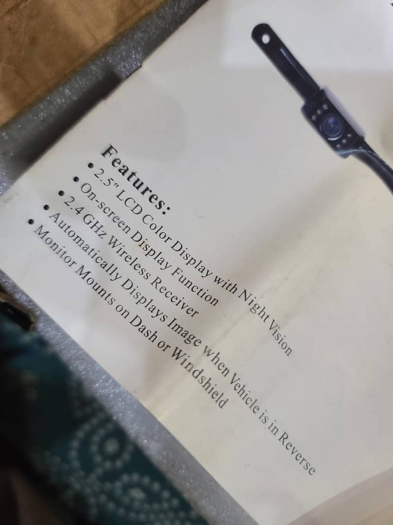 car back camera  with screen 2