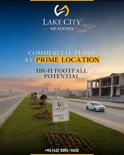 4 Marla Ready to Possession Commercial Plot Available For Sale In Reasonable Price.