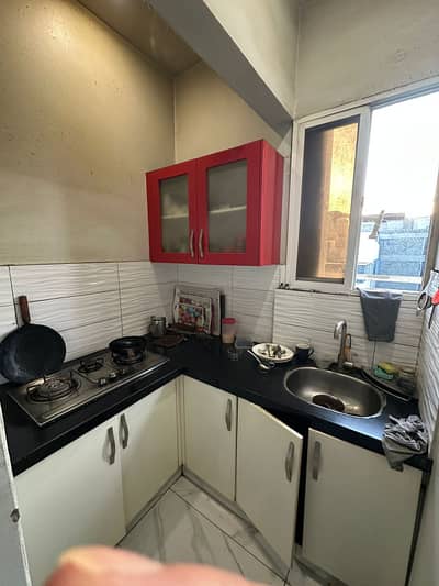 Flat 1 Bed lounge, 1st floor, block-19 Gulistan-e-Johar.