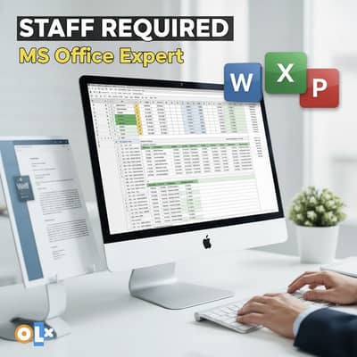 Office Assistant Required – MS Office Expert