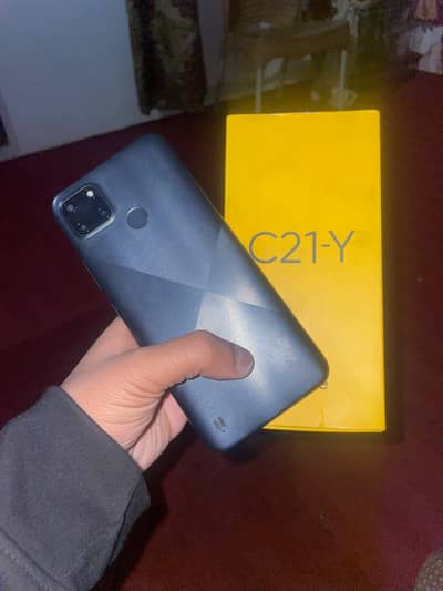 realme c21y complete box 4/64 10 by 10 condition