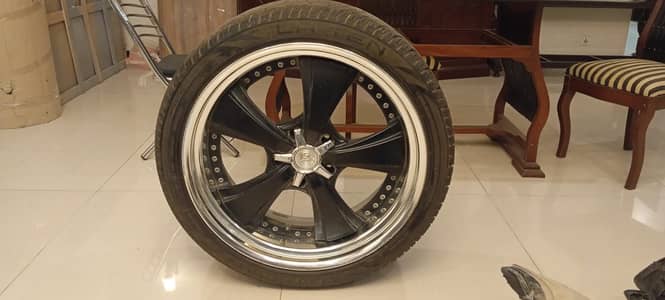 Land Cruiser Tyre with Alloy Rim – 70,000 per Piece