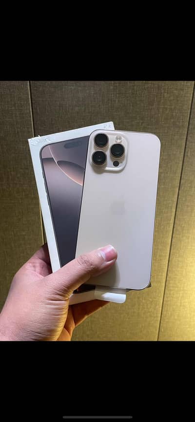 iPhone 16 Pro Max – 256GB (Dual PTA Approved)