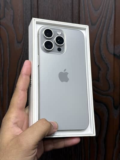Iphone 15 pro max HK PTA approved                    11 12 13 14 16 17