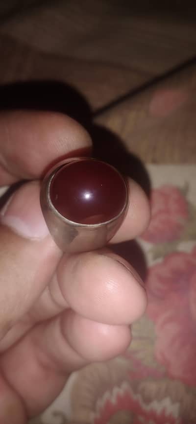 origenal aqeeq chandi ring 03162888500 whatsap no.