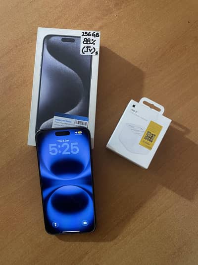 Iphone 15 Pro Max 256 GB with Original Box & Charger | JV - Waterpack