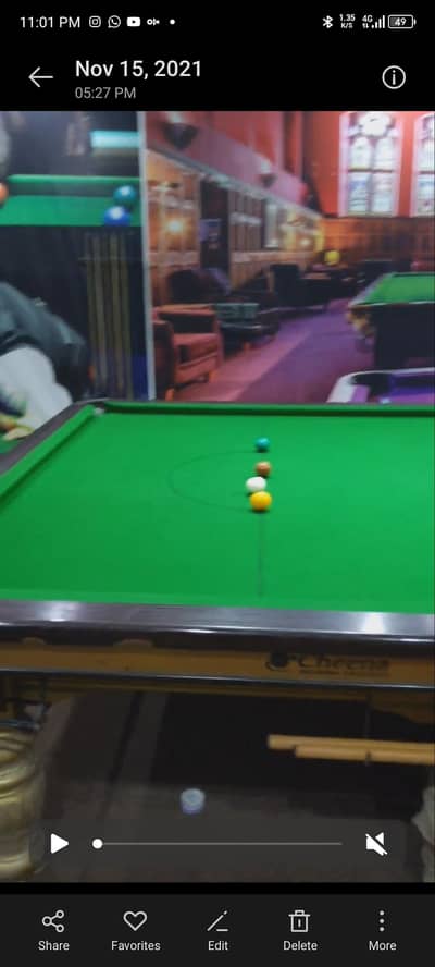 Snooker Tabels