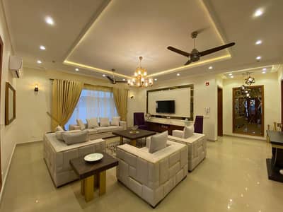 Most Luxurious Fully Furnished 1 Kanal House Is Available For Rent In Phase 6 Dha Lahore