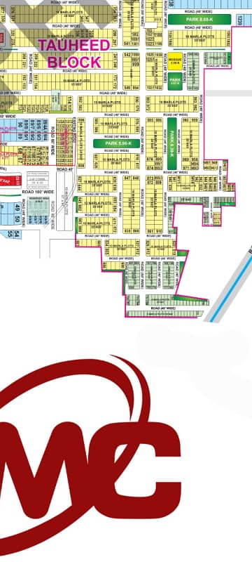 5 Marla On Ground Possession Plot Open Form Plot No Transfer Fee No Any Tax For Sale In Tauheed Block Bahria Town Lahore