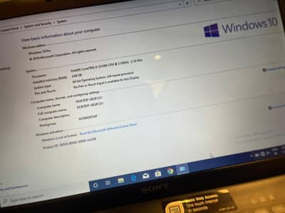 laptp for sale ssd hard 500 gb 03334112418