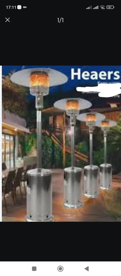 heater for rent coffee machine available