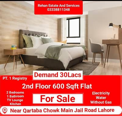 600 Square Feet 2nd Floor Flat For Sale At Main Jail Road Lahore