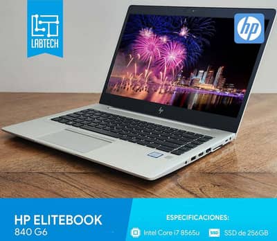 HP Elitebook i7 - 8th Gen 8GB 256GB