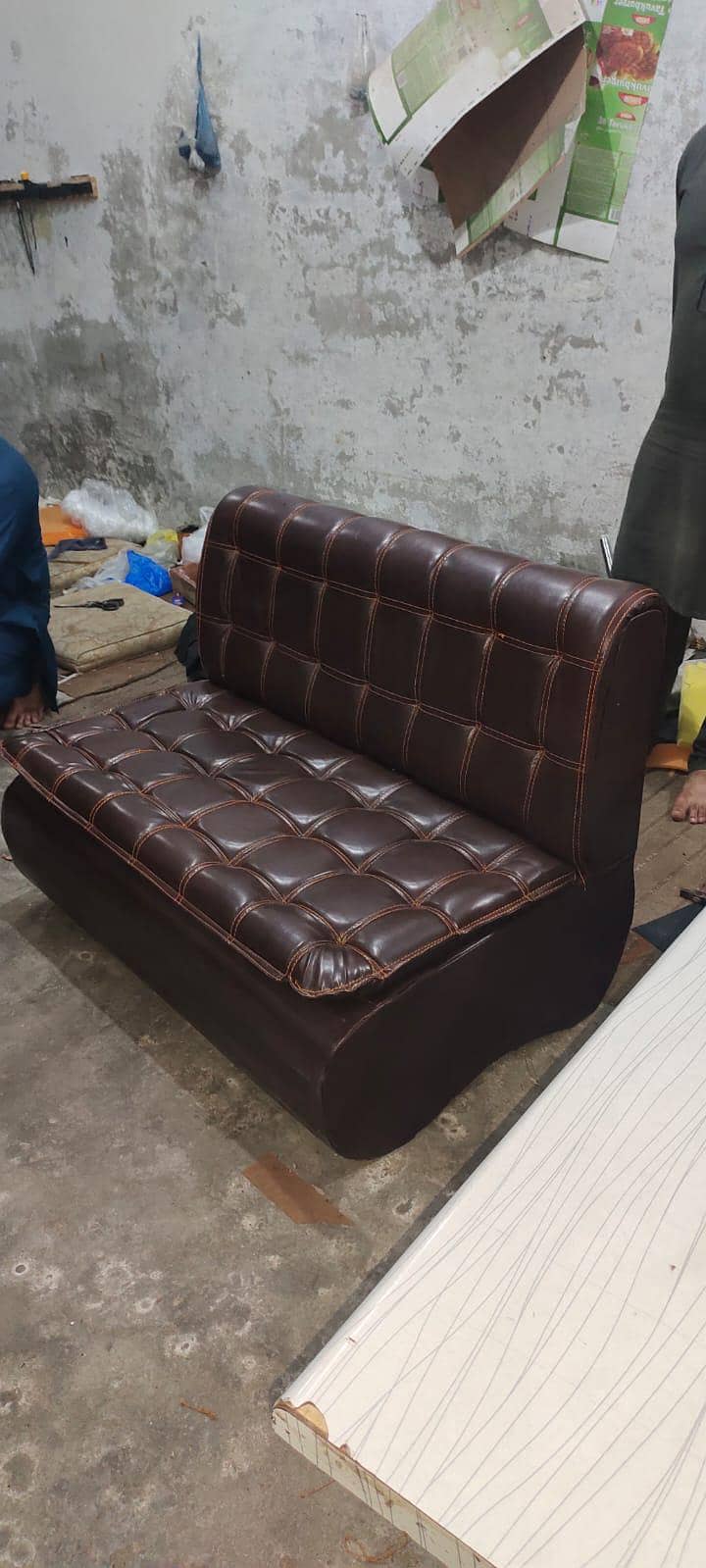 office sofa armless 1