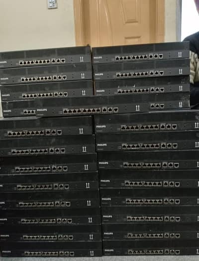 Philips 8port Poe switch gigabit fresh like new