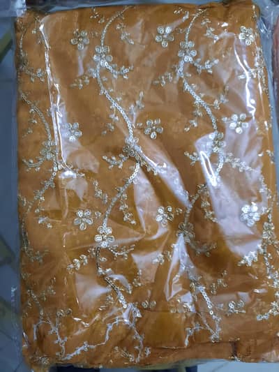 3 piece chiffon fancy unstitch