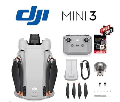 DJI mini 3 standard completel box brand new 5 time use only battery 14