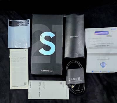 S21 Ultra Official PTA Approved Both Sim.  Original Box