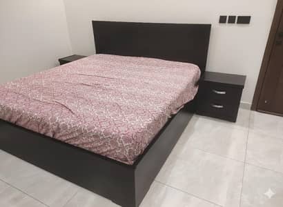 Bed + 2 Side Tables Set (Without Mattress)
